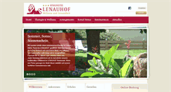 Desktop Screenshot of hotel-lenauhof.de